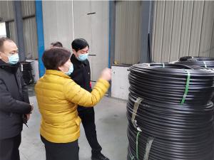 紅旗區(qū)領(lǐng)導(dǎo)來廠視察